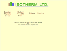 Tablet Screenshot of isotherm.net