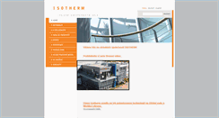 Desktop Screenshot of isotherm.cz