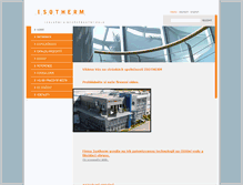 Tablet Screenshot of isotherm.cz